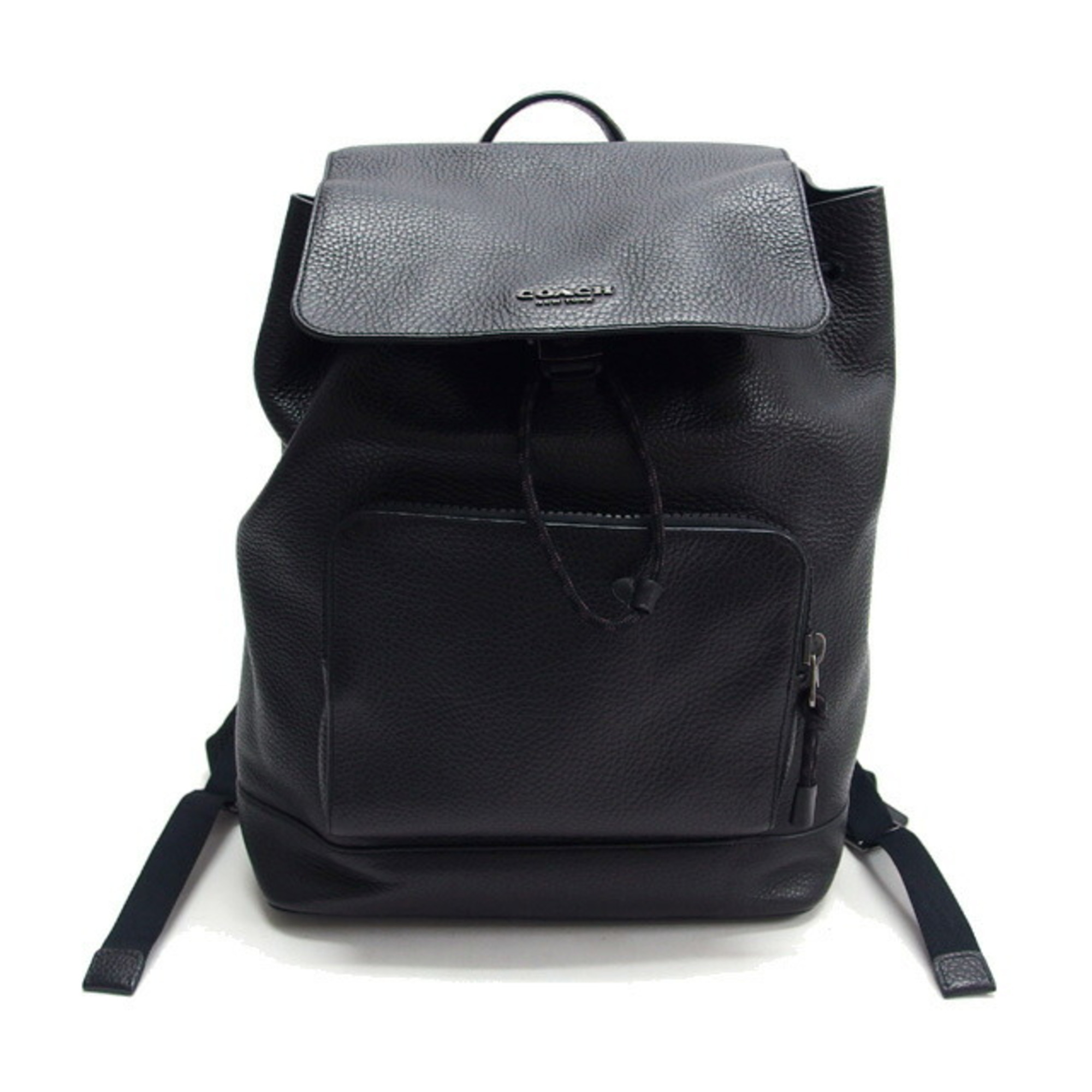 Coach Turner Leather Backpack, Black, C1280